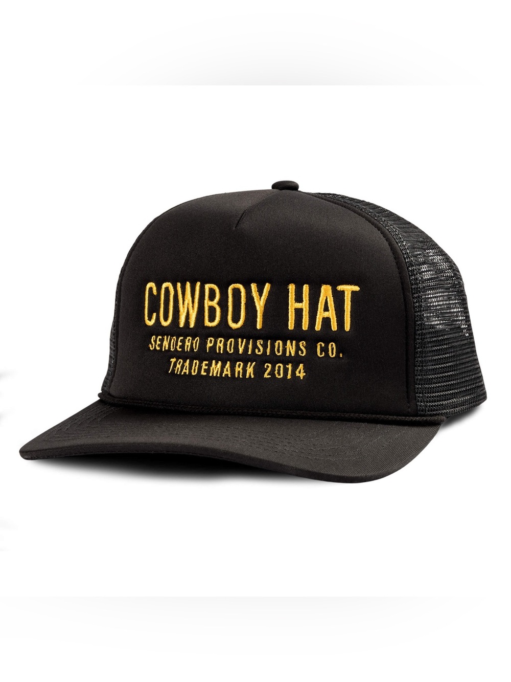 Embroidered Trucker Hat: ‘Cowboy Hat'